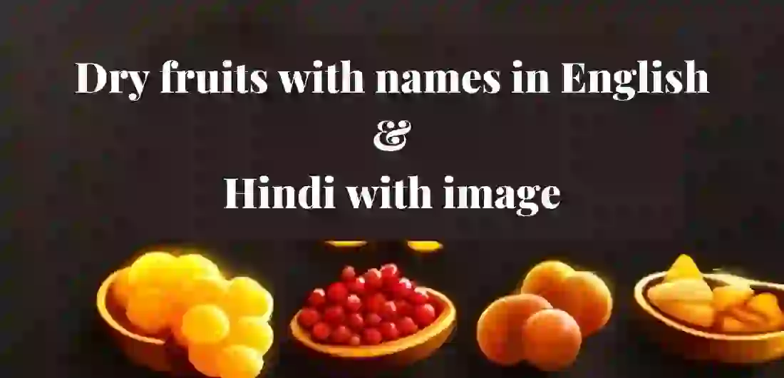 Dry fruits with name